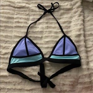 Triangle bikini swim top